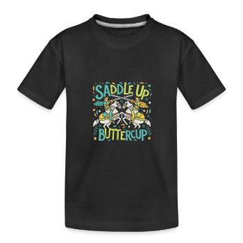 Armure médiévale de la Renaissance Knight Knight - T-shirt bio Premium Enfant - noir - Devant