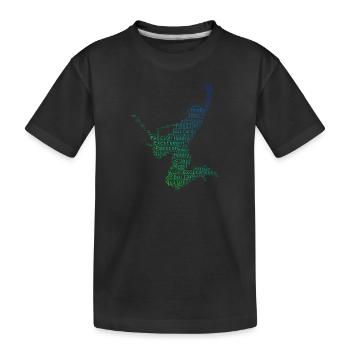 akustische gitarre Herren Damen Gitarre - Kinder Premium Bio T-Shirt - Schwarz - Vorne