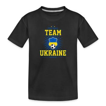 Ukraine - T-shirt bio Premium Enfant - noir - Devant