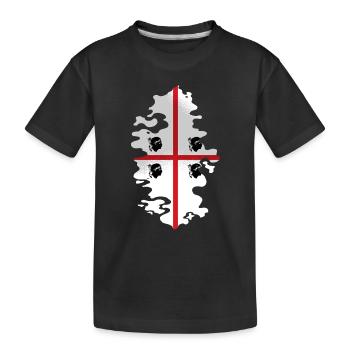 Sardinia Flag Sardinian Flag Sardegna Flag - Kids' Premium Organic T-Shirt - black - Front