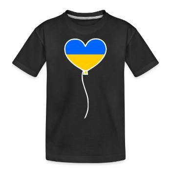 Ukraine - T-shirt bio Premium Enfant - noir - Devant