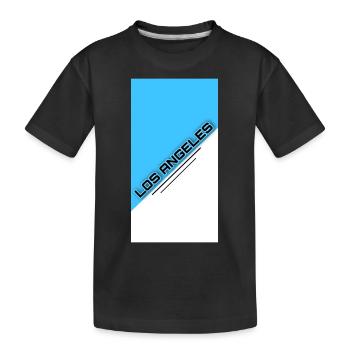 Los Angeles - Kinder Premium Bio T-Shirt - Schwarz - Vorne