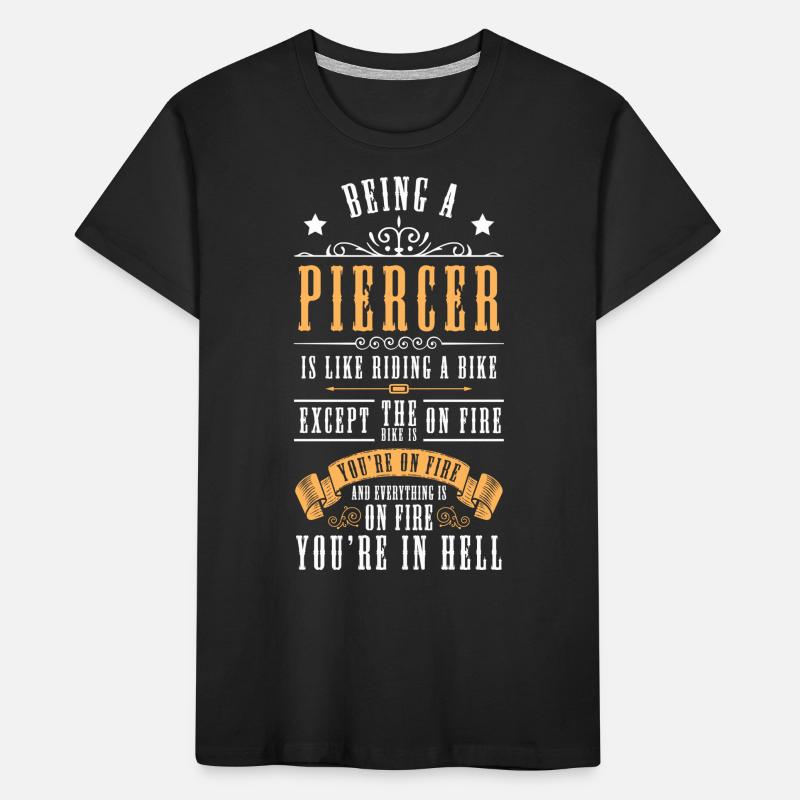 Profession Work Piercing Studio Kids' Premium Organic T-Shirt