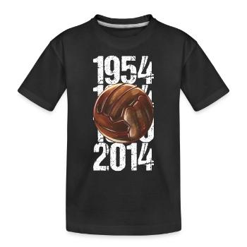 Football Germany Tradition Fan Gift - Kids' Premium Organic T-Shirt - black - Front