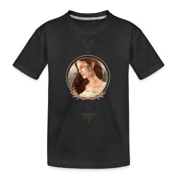Femme - T-shirt bio Premium Enfant - noir - Devant