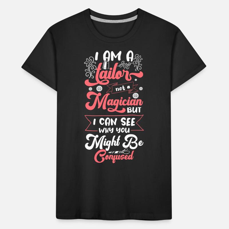 Tailor Thread Pants Bespoke Tailor Kids' Premium Organic T-Shirt