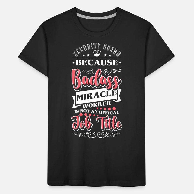 Security Service Security Night Shift Kids' Premium Organic T-Shirt