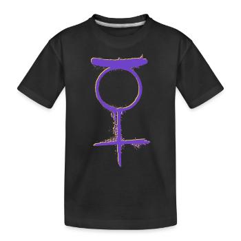 NON BINARY Status - Kids' Premium Organic T-Shirt - black - Front