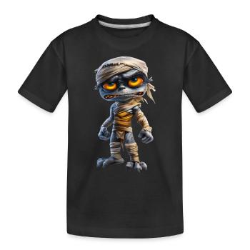 Momie en colère #lovely toons - T-shirt bio Premium Enfant - noir - Devant