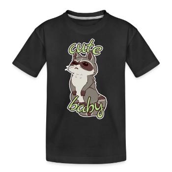 Cute Baby - T-shirt bio Premium Enfant - noir - Devant