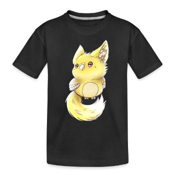 Lupifowl Lemon edition - Kinder Premium Bio T-Shirt - Schwarz - Vorne
