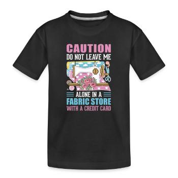 Couture - T-shirt bio Premium Enfant - noir - Devant