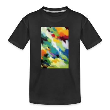 Muster und Formen - Kinder Premium Bio T-Shirt - Schwarz - Vorne