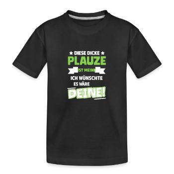 Humorous Saying Graphic for Friends - Kids' Premium Organic T-Shirt - black - Front