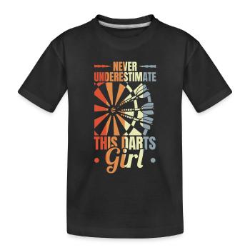 Lustiger Kickboxer - Kinder Premium Bio T-Shirt - Schwarz - Vorne
