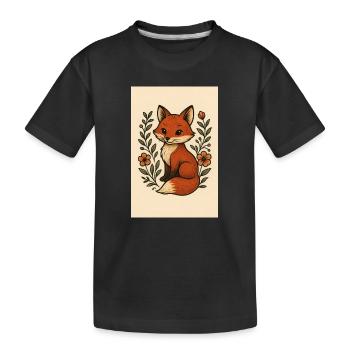 Grande écaille de tortue - T-shirt bio Premium Enfant - noir - Devant