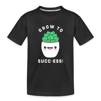 Cacti Plant Cactus - Kids' Premium Organic T-Shirt - black - Front