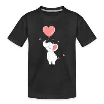 Geschenk Mutter Muttertag Geschenk Mama Geschenke - Kinder Premium Bio T-Shirt - Schwarz - Vorne