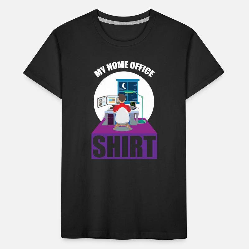 Night Shift Coder Programmer Desk Graphic Kinder Premium Bio T-Shirt