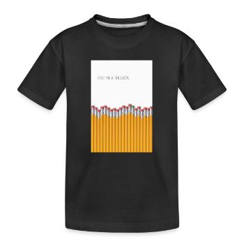 Déclaration minimaliste unique sur un million - T-shirt bio Premium Enfant - noir - Devant
