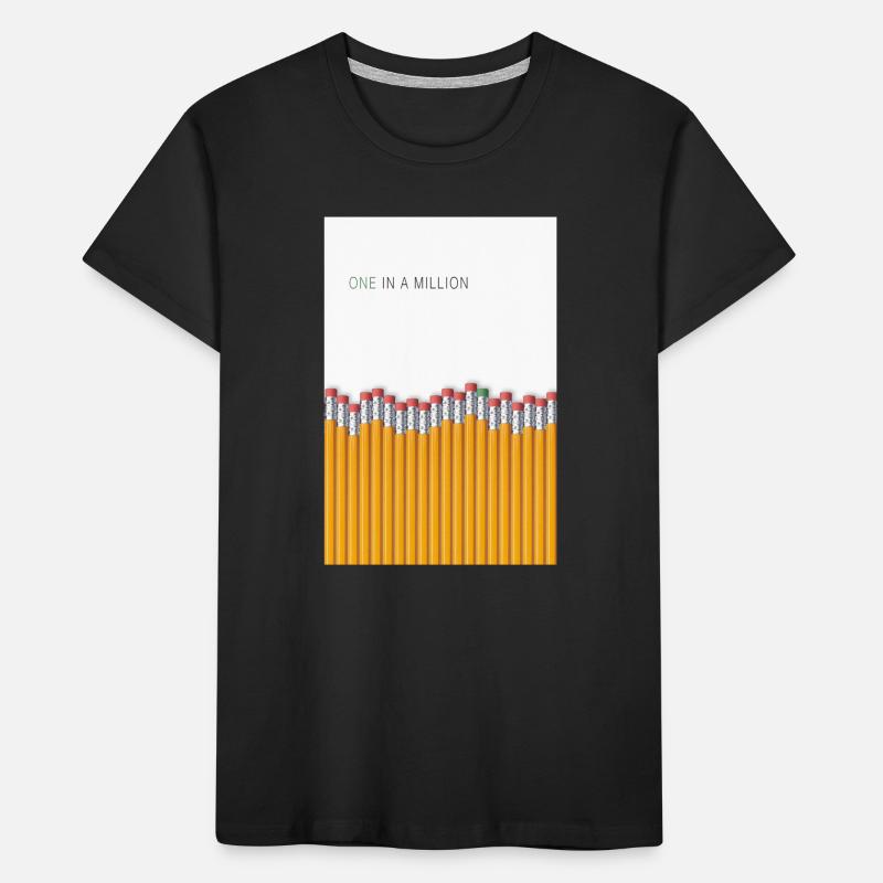 One in a Million Unique Statement Design Kids' Premium Organic T-Shirt