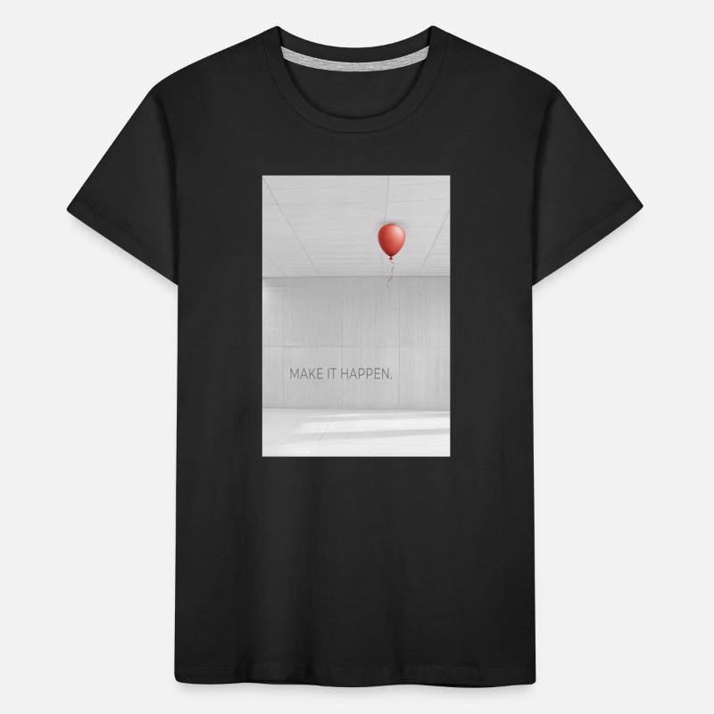 Faire en sorte que ça arrive minimaliste Motivation Dire T-shirt bio Premium Enfant