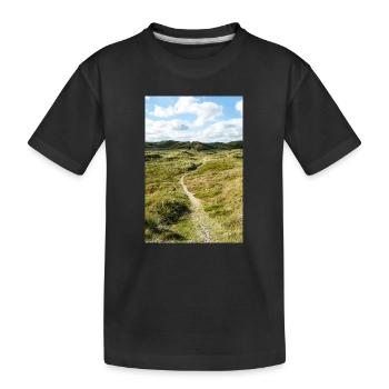 Sentier des Dunes à Søndervig, Danemark - T-shirt bio Premium Enfant - noir - Devant