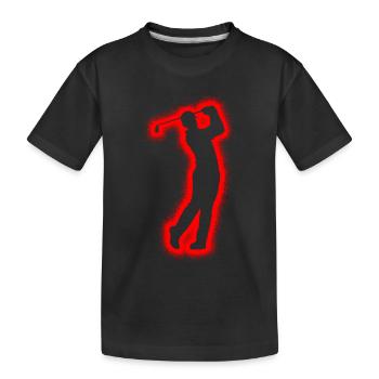 Golfeurs Golfeurs Golfeurs Garçons Golf Hommes Golf - T-shirt bio Premium Enfant - noir - Devant