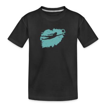 Volley-ball Beach Grunge Vintage - T-shirt bio Premium Enfant - noir - Devant