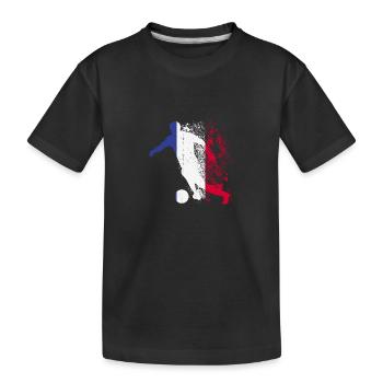 National team France Football World Cup - Kids' Premium Organic T-Shirt - black - Front