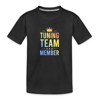 Tuning Team Bunt - T-shirt bio Premium Enfant - noir - Devant