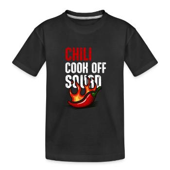 Chili Cook Off Squad Koch BBQ Griller Sauce piquante - T-shirt bio Premium Enfant - noir - Devant