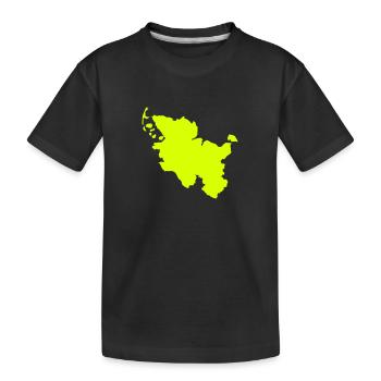 Schleswig Holstein - Kinder Premium Bio T-Shirt - Schwarz - Vorne
