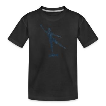 Aérobie Fitness Femmes Entraînement Aérobic - T-shirt bio Premium Enfant - noir - Devant