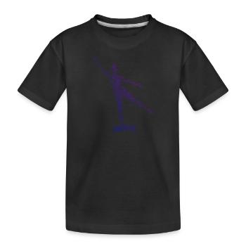 Körpergymnastik Fitness Krafttraining Aerobic - Kinder Premium Bio T-Shirt - Schwarz - Vorne