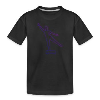 Fitness Entraînement en force Aérobic Gymnastique corporelle - T-shirt bio Premium Enfant - noir - Devant
