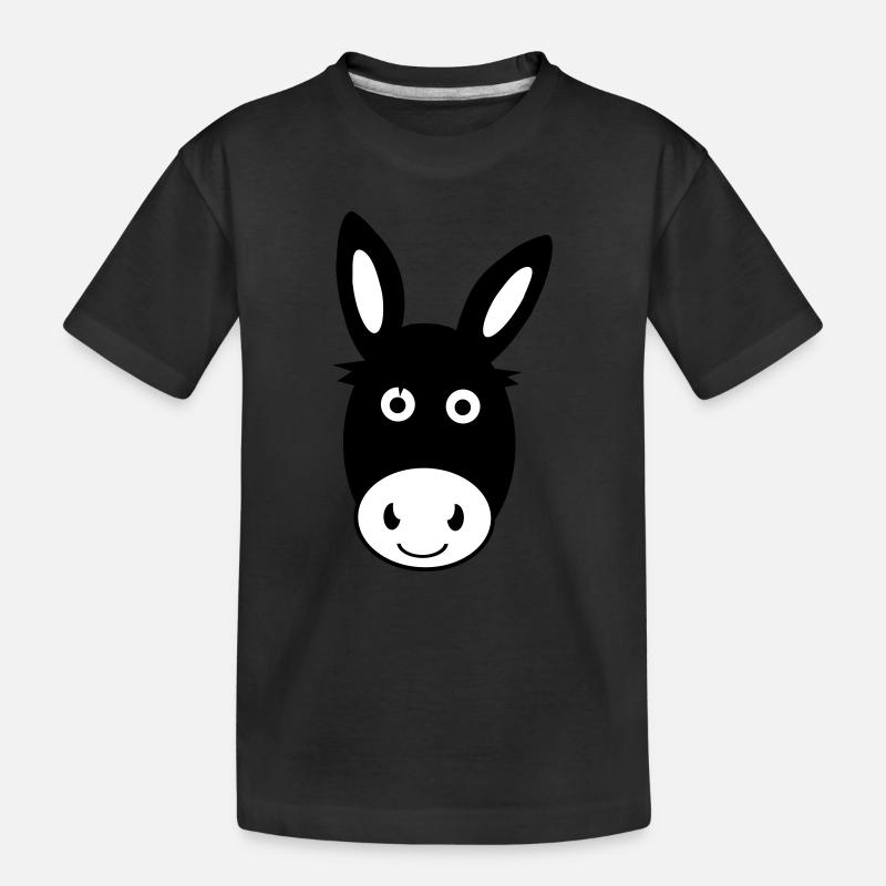 Âne - T-shirt bio Premium Enfant - noir