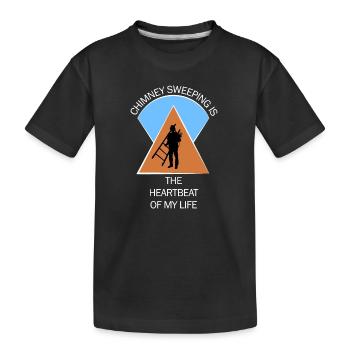 Chimney Sweep Chimney Sweep - Kids' Premium Organic T-Shirt - black - Front