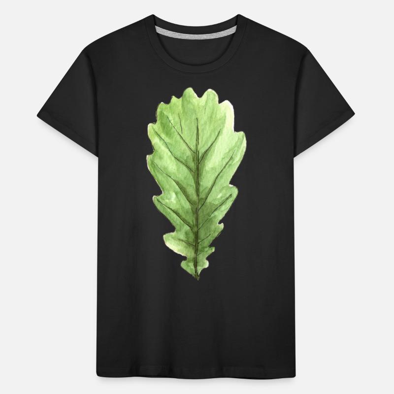 Blatt einer Eiche Kinder Premium Bio T-Shirt