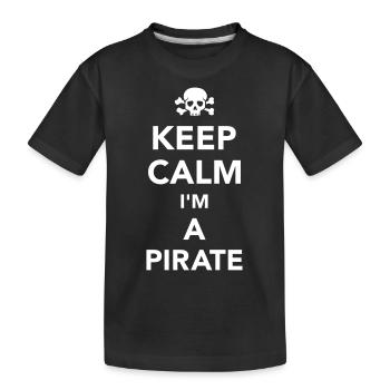 Pirate - T-shirt bio Premium Enfant - noir - Devant