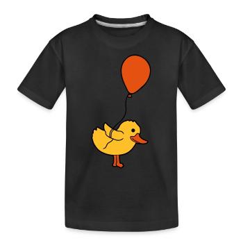 Balloon Little Chick Comic - T-shirt bio Premium Enfant - noir - Devant