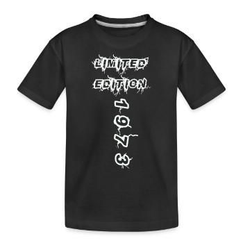 1973 - Kinder Premium Bio T-Shirt - Schwarz - Vorne