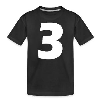 3 - T-shirt bio Premium Enfant - noir - Devant