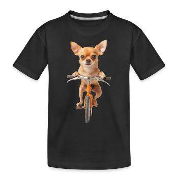 Chihuahua - Kinder Premium Bio T-Shirt - Schwarz - Vorne