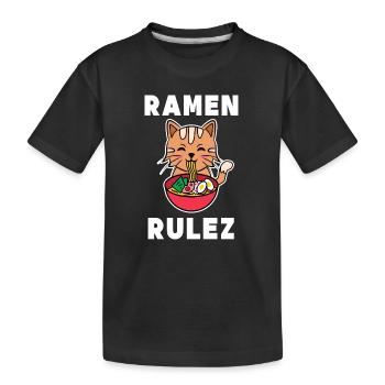 Cosplay Anime Pop Culture Manga Cat Déclaration - T-shirt bio Premium Enfant - noir - Devant