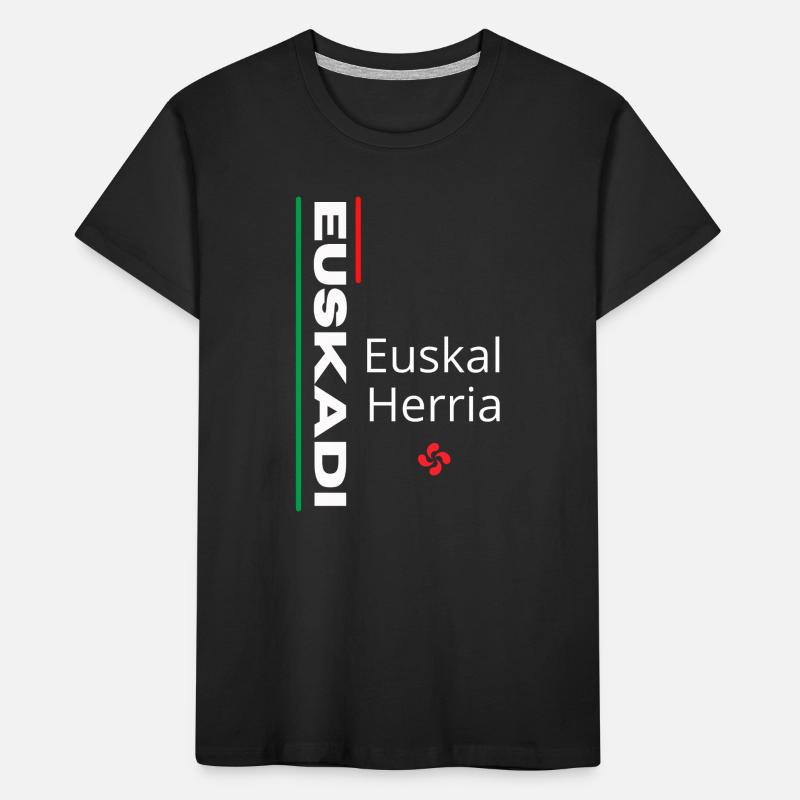 Vibrant Euskal Herria pattern design Kids' Premium Organic T-Shirt