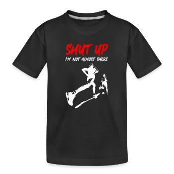 Dégagement courant - T-shirt bio Premium Enfant - noir - Devant
