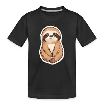 Paresse - T-shirt bio Premium Enfant - noir - Devant