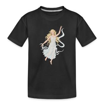 Fee - Kinder Premium Bio T-Shirt - Schwarz - Vorne