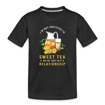Chai Tee Sweet Tea - Kinder Premium Bio T-Shirt - Schwarz - Vorne